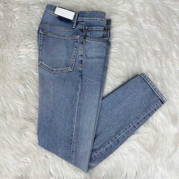 Re/Done Women's High Rise‎ Ankle Crop Mid 90s Fit Finish Skinny Jeans W26-28/L26 - Picture 3 of 10